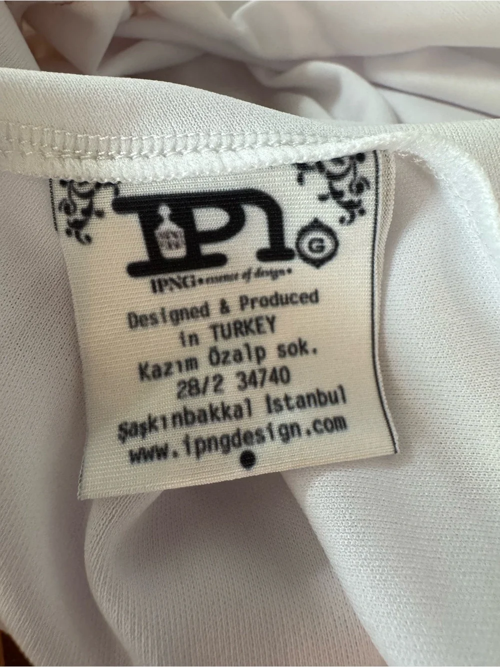 IPNG DESIGN Skirt Chiffon Summer Maths Shake Size M/L NWT